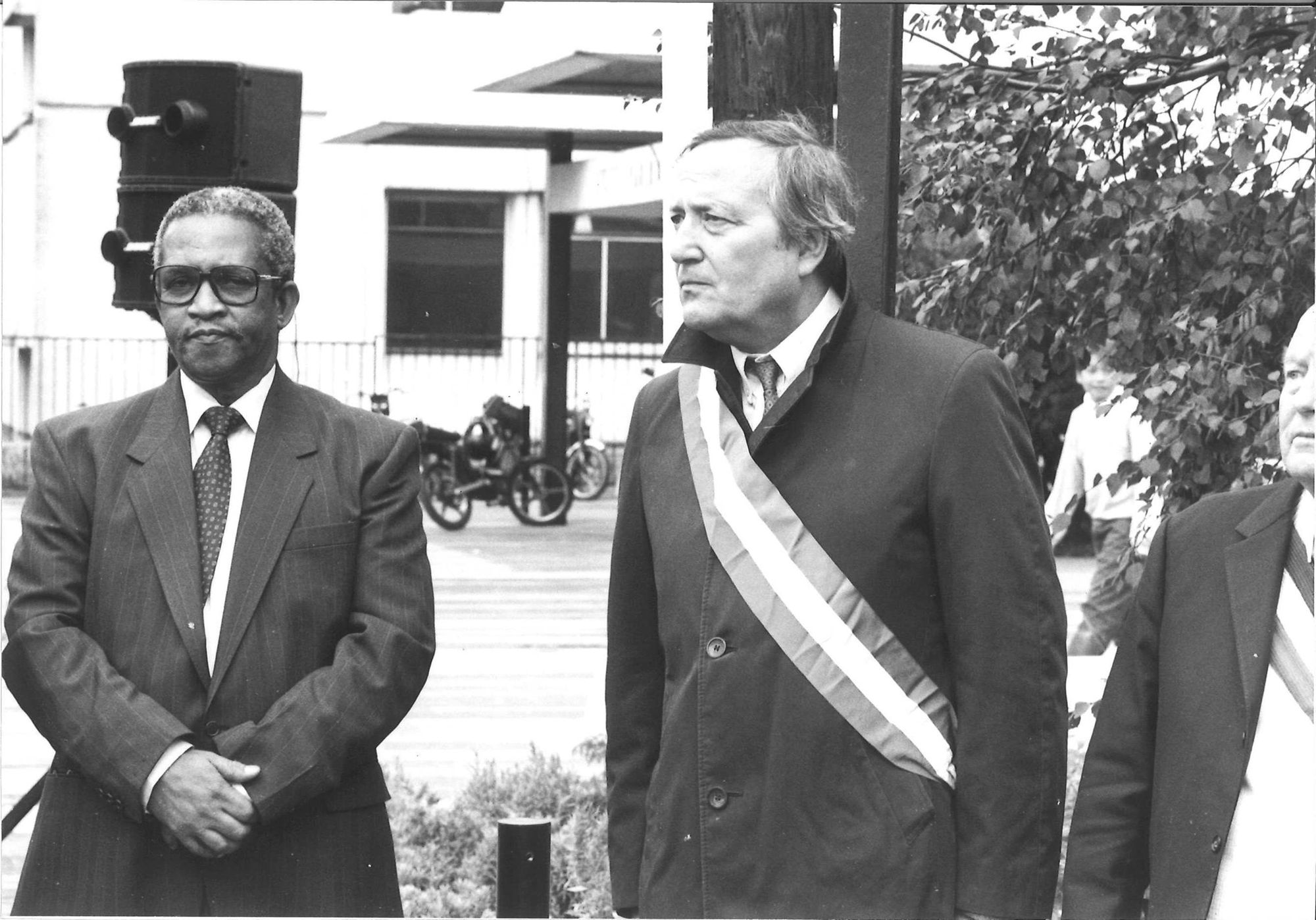 Inauguration de la place Nelson Mandela