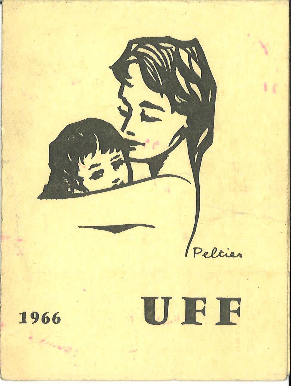 Carte d'adhésion de Mireille Vallat, recto