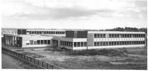 Construction du groupe scolaire en 1970