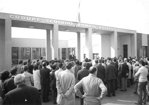 Inauguration du groupe scolaire le 26 septembre 1970