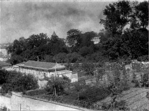 Vue des jardins du vieux Fontenay, sans date