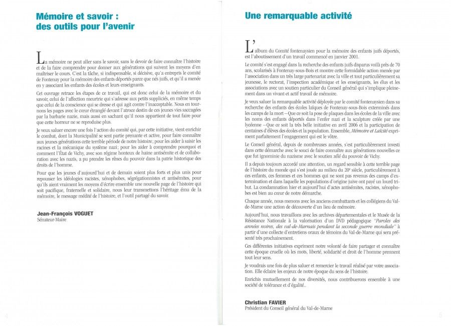 Se souvenir pour construire