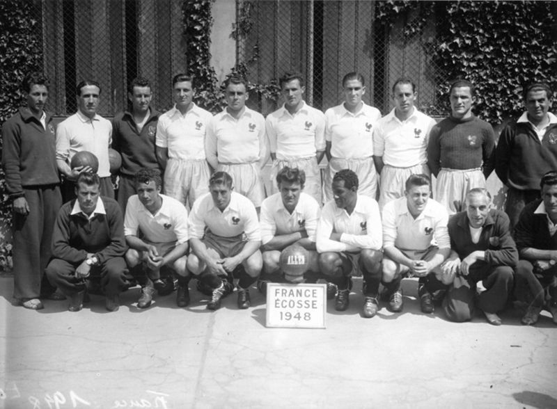 L'équipe de France de Football en 1948