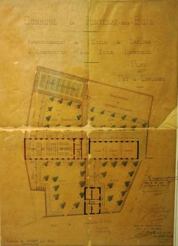 Ecole Victor Duruy - plan de 1888