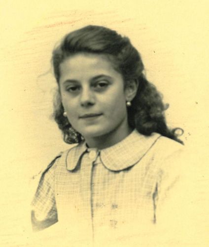 Portrait de Lucienne Scaglia, enfant