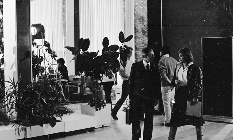 Dans les salons de  l'Hôtel-de-Ville, novembre 1980.