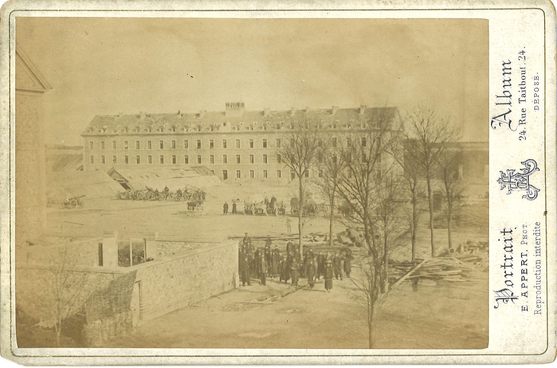 Photographie de l'intérieur du Fort de Nogent