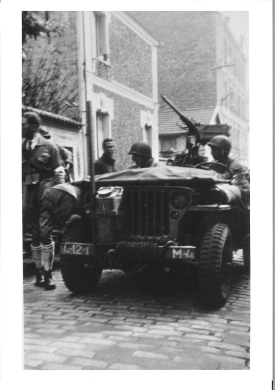 Les Américains à La Libération de Fontenay-sous-Bois, 25 août 1944