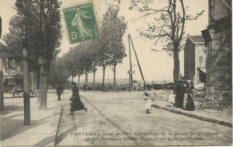 Angle des avenues de la République, Victor-Hugo et boulevard de Verdun