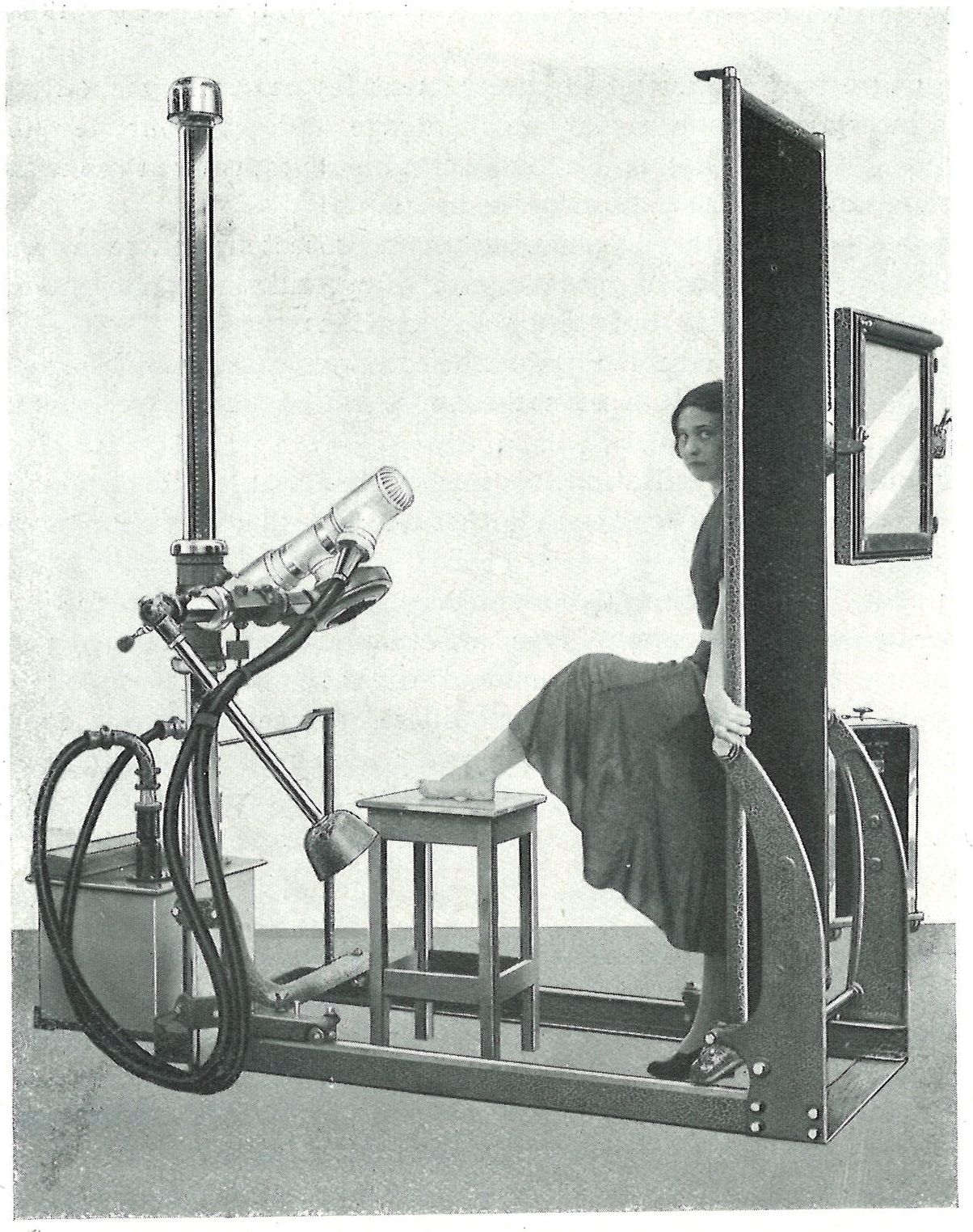 Publicité pour un équipement de  radiologie