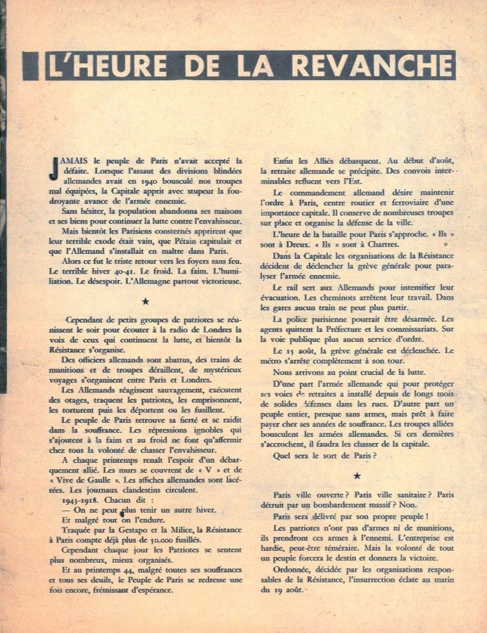 L'heure de la revanche