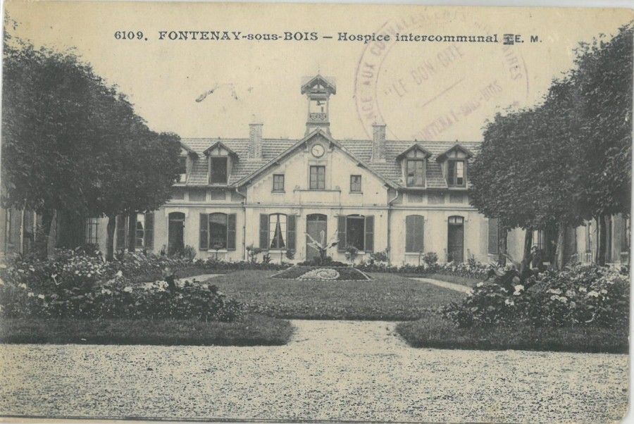 Hospice intercommunal, carte postale 1916