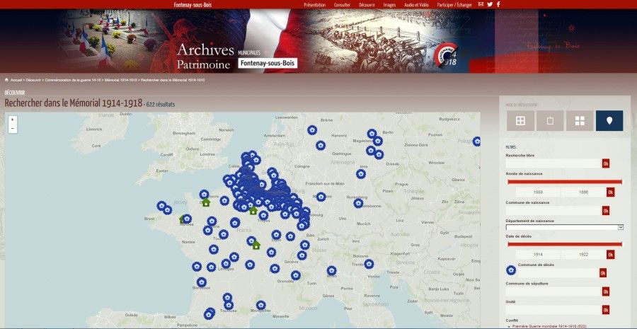 Hommage aux soldats morts : le mémorial numérique