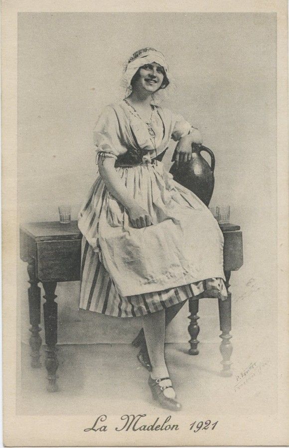 Madelon, carte postale, 1921.