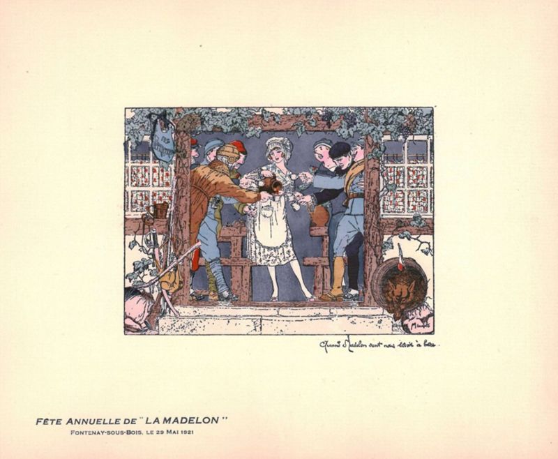Fête annuelle de la Madelon, le 29 mai 1921
