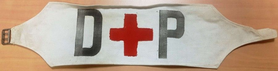 Brassard Défense passive, sans date, archives municipales de Fontenay-sous-Bois