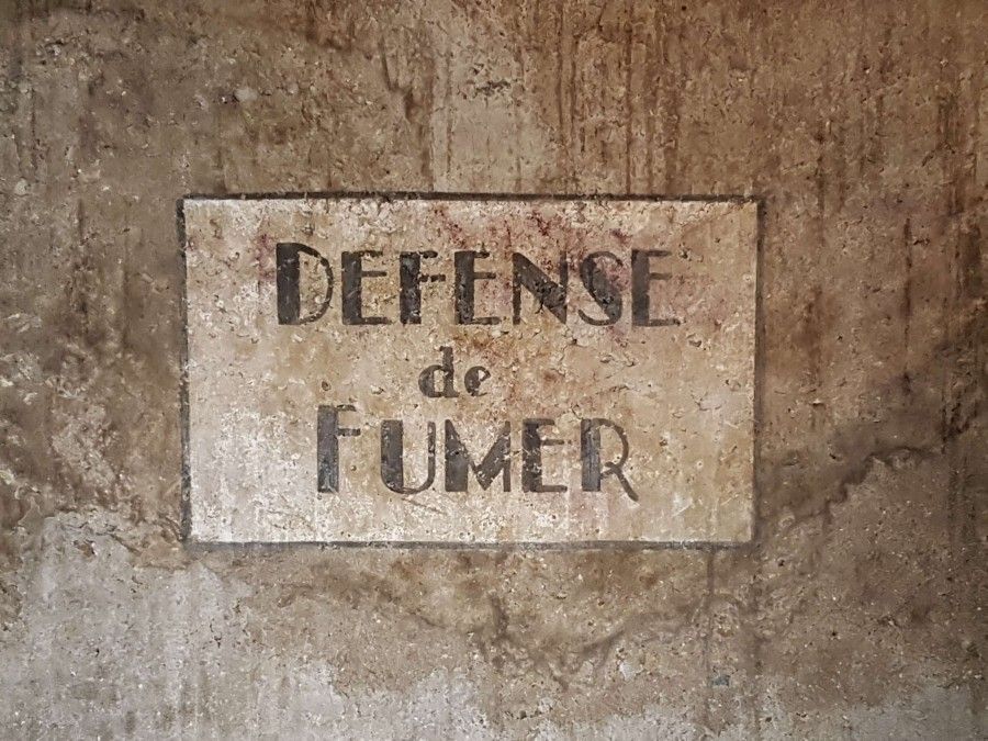 Inscription à l'intérieur de l'abri, crédit photo S. Escobar