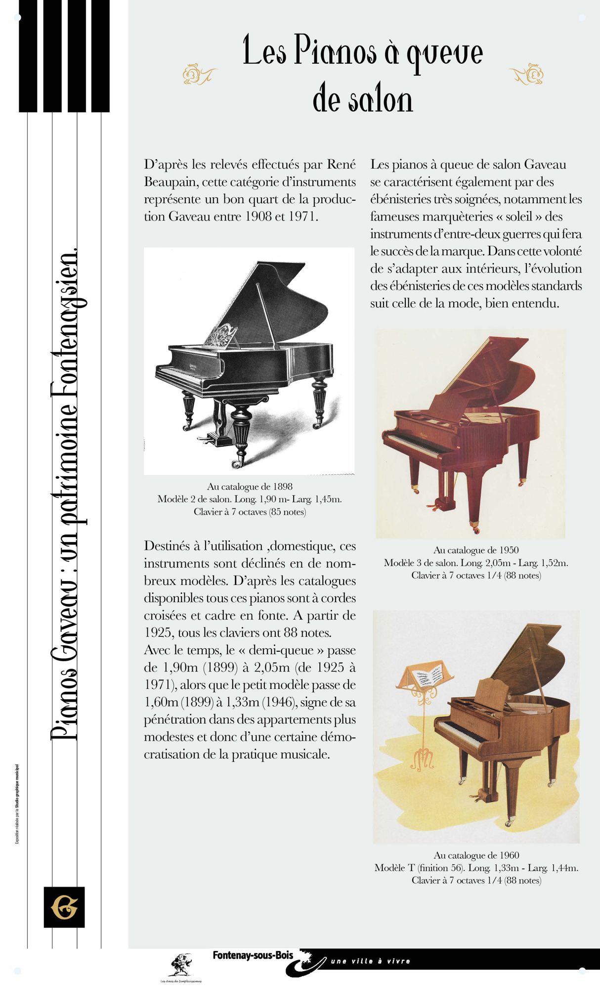 Les pianos à queue de salon