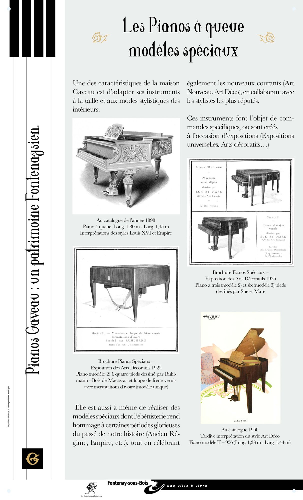 Les pianos à queue modèles spéciaux