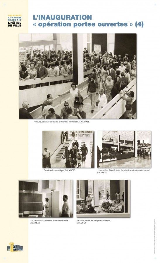 L'inauguration, "opération portes ouvertes" 