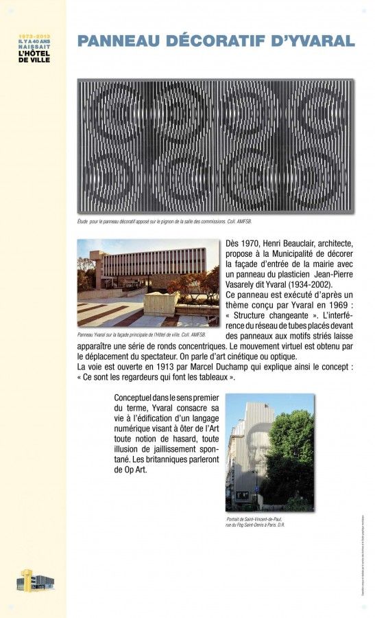 Panneau décoratif d'Yvaral