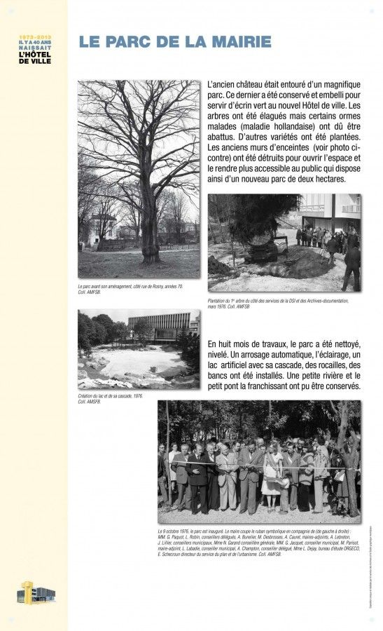 Le parc de la mairie