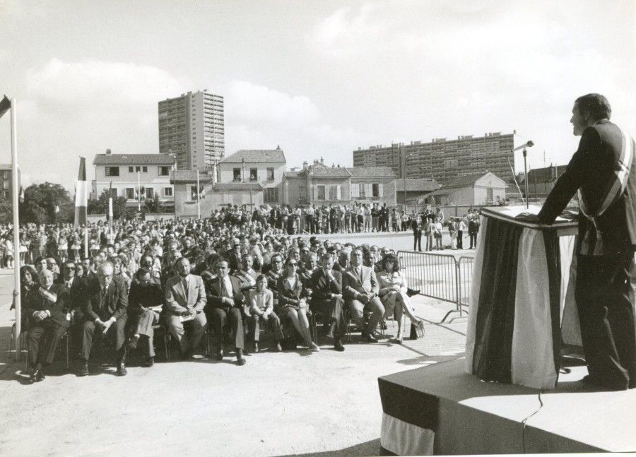 Inauguration de l'Hôtel de Ville le 16 septembre 1973