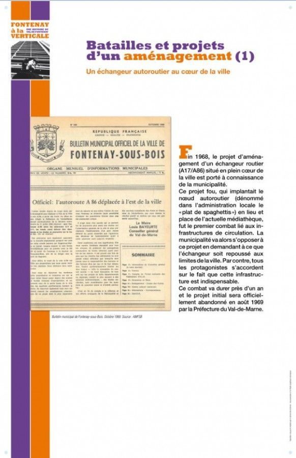 Batailles et projets d'un aménagement