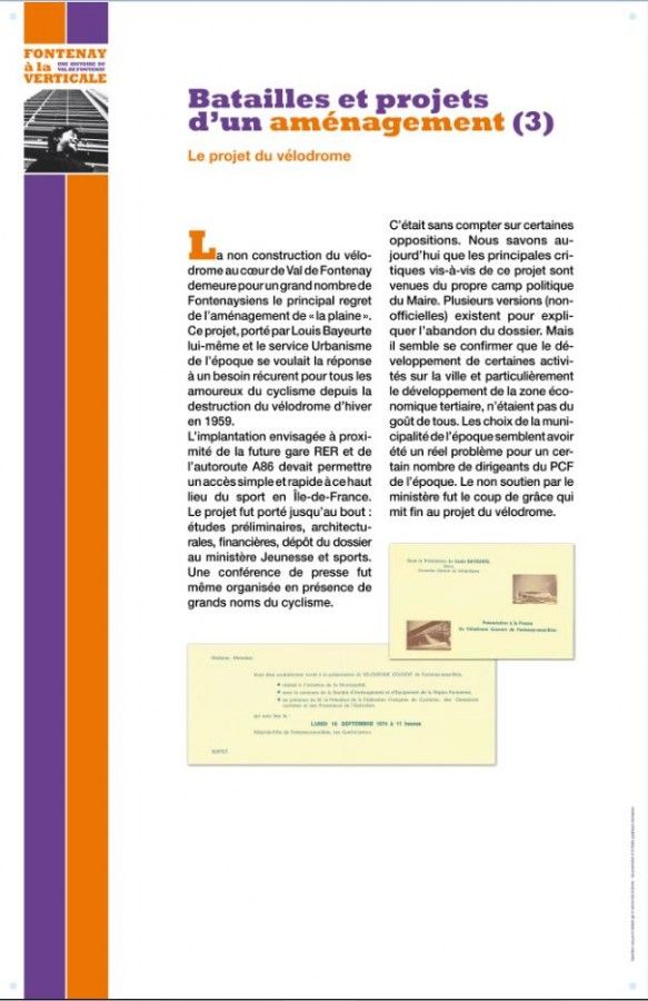 Batailles et projets d'un aménagement