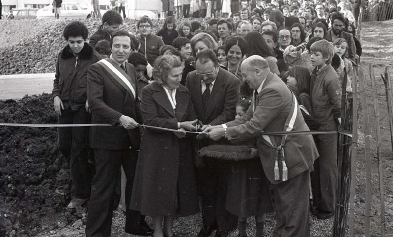 Inauguration de l'école, 5 mars 1977