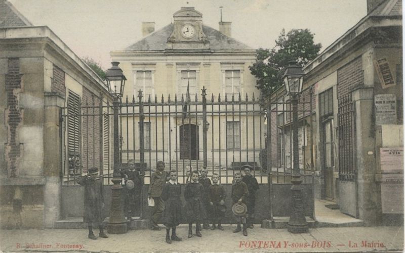 La mairie au début du XXème siècle. 