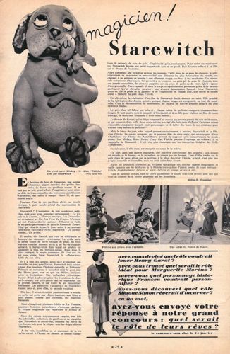 Article tiré de Cinémonde du 10 janvier 1935