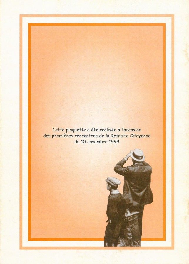 Paroles données au fil du temps, 4ème de couverture